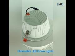 Anti Glare 90Ra Ceiling LED Down Lights Dimmable IP44