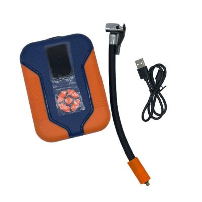 China Inflatable Portable Motorcycle Tire Air Pump Inflator 6000mAh for sale