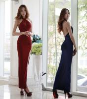 slimming evening dress