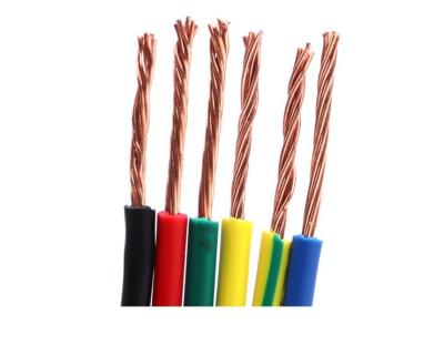 China LV 2.5MM PVC Insulated Industrial Cables IEC60227 Stranded Copper Ground Wire for sale