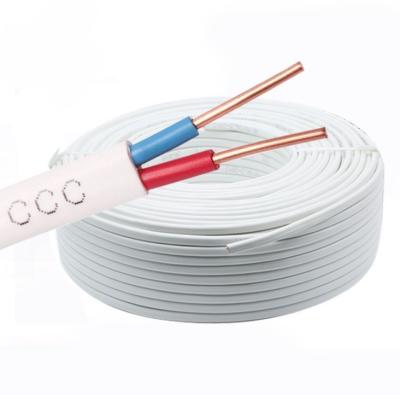 China White Sheath BVVB PVC Insulated Copper Cable For Home Furnishings for sale
