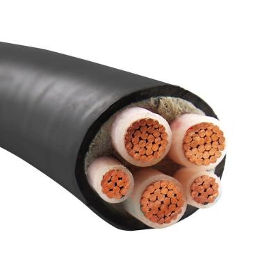 China 3,4,5 Copper core electric power cable YJV YJV22 0.6/1kv for sale