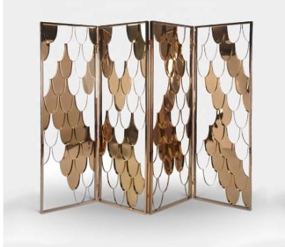 China SUS304 Laser Cut Stainless Steel Room Divider Decorative panels 1219mm width for sale