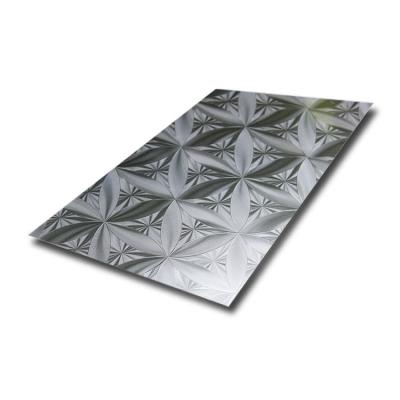 China Embossed 201 304 316 Stainless Steel Sheet For Wall Decoration for sale