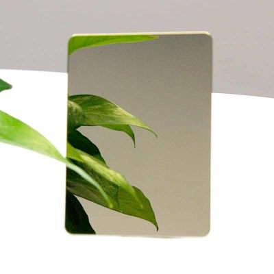 China 3.0mm Mirror 304 Black Decorative Stainless Steel Sheet Gold Nano Stainless Steel Plate for sale