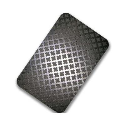 China 600-1500mm Width Decorative Perforated Sheet Metal ASTM Perforated Stainless Steel Plate for sale