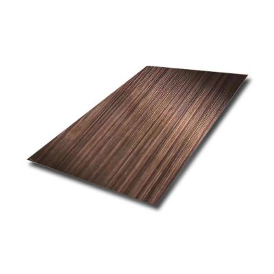 China Antique Rough Hairline Texture Stainless Steel Decor Sheet 316 304L for sale