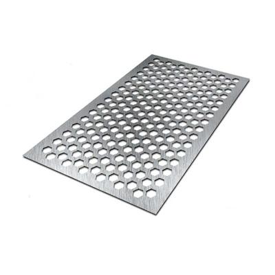 China Hygiene 304 316 Perforated Stainless Steel Sheet 0.3mm For Perforated Grill Mesh for sale