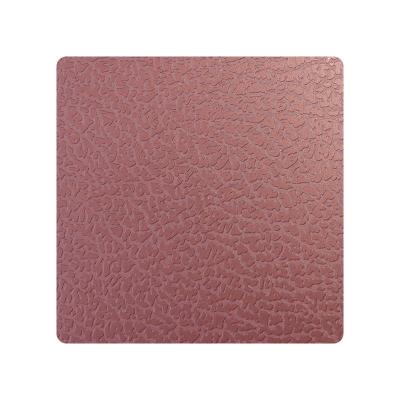 China Folha de metal texturizada em relevo com padrão côncavo-convexo personalizado 304 textura de aço inoxidável de alta resolução à venda