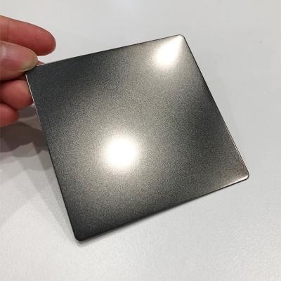 Chine La perle noire a soufflé la largeur décorative de la feuille 1219mm d'acier inoxydable de 4x8ft à vendre