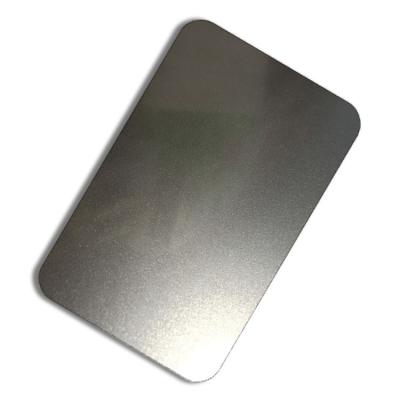 China Sand Blasted Black Brushed Stainless Steel Sheet Cold Rolled Frosted Finish for sale