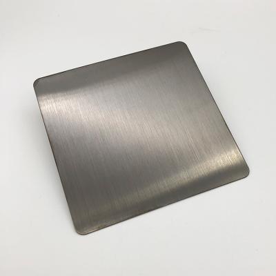 China Mill Edge Brushed Stainless Steel Sheet 0.7 Mm Grand Metal For Hotel Restaurant for sale