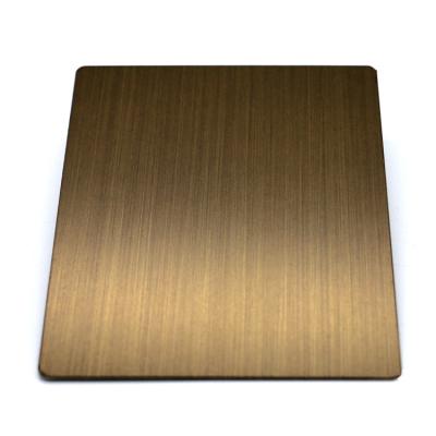 China Anti Fingerprint HL 304 Decorative Stainless Steel Sheet 0.3 Mm JIS plate for sale