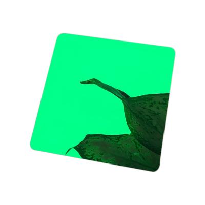 中国 緑の鏡 ステンレス鋼板 金属 1219x3048mm 耐腐蝕性 販売のため