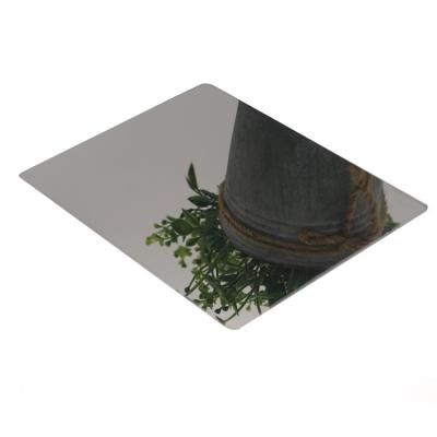 China 1000mm 304 6K 8K Mirror Stainless Steel Sheet For Home Hotel Decorative for sale