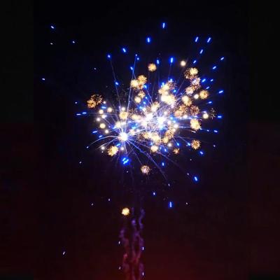 China Fábrica china 1.4g Fuegos artificiales personalizados Liuyang 1.2''pulgadas lindos crisantemo nuevo consumidor torta fuegos artificiales pirotecnia de boda en venta