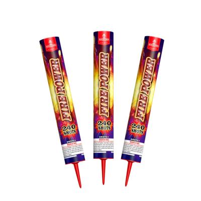 China Customized 240 Shots Fire Power Mandarin Pyrotechnics For Festival for sale