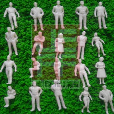 China Scale Model figure,layout mini human ABS White COLOR figure PCW 1/25--1/200 for sale