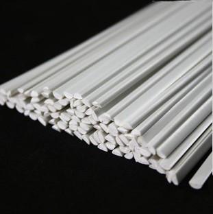 China Half Round Stick ABS Plastic pipe 50cm length DIA 1.0-4.0MM 1.0,1.5,2.0,3.0,4.0MM for sale
