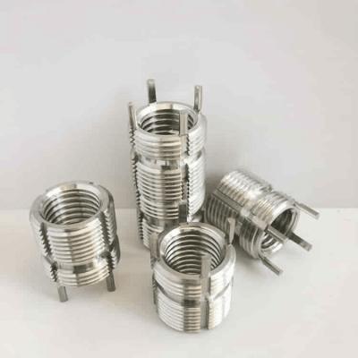 China OEM ODM 6H Keylocking Threaded Inserts M6x1 Helicoil Transparent Passivated for sale