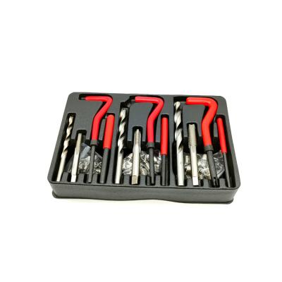 China 131 Pieces Helicoil Metric Thread Repair Kit HSS Drill Tool Set For Repairing for sale