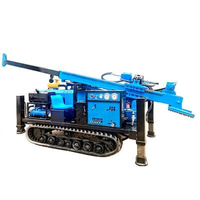 China Blue Fully Hydraulic Crawler Drill Mining Drill Rig Equipment for sale