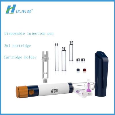 中国 カスタマイズされた使い捨て可能な糖尿病のインシュリンのペン、3mlカートリッジが付いている安全ペンの針 販売のため