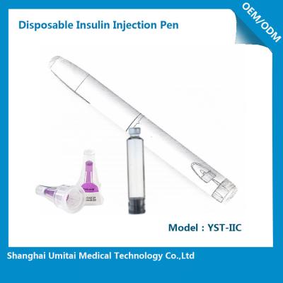 China Refillable Insulin Pen Cartridge , Empty Insulin Pens For Lantus Cartridge for sale