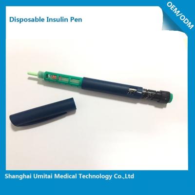 China Plastic Disposable Insulin Pens Variable Dose For Subcutaneous Injection for sale