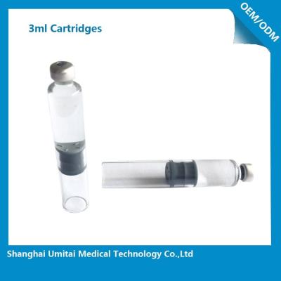 China NENHUM material neutro do vidro de Borosilicate do cartucho da pena da insulina do Silicide à venda