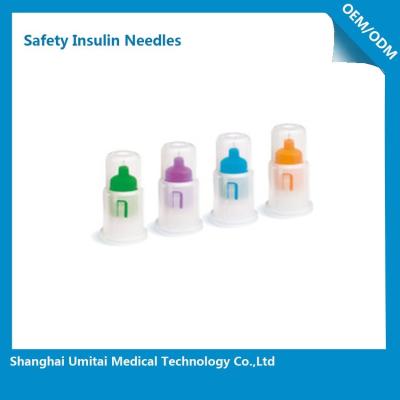 China Agujas modificadas para requisitos particulares de la seguridad de la pluma de la insulina, agujas de la pluma de la seguridad para la pluma de Lantus Solostar en venta