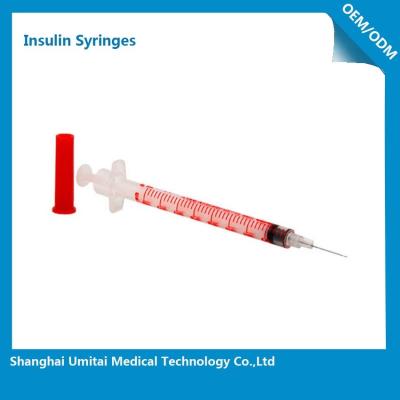 China Red Orange Insulin Pen Needles 4mm For Diabetes Patients Self Management for sale