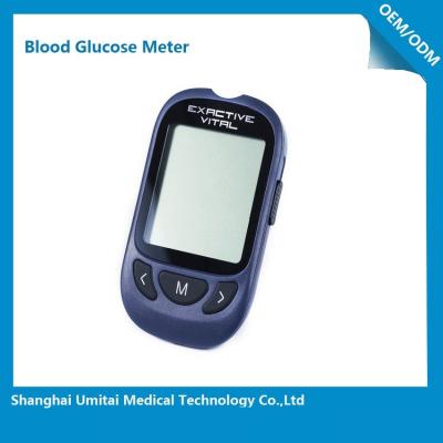 China Blood Glucose Monitoring Device With Silver Glucose Test Strips 85 X 52 X 15mm for sale