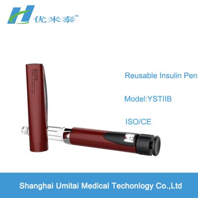 China Injection System Diabetes Insulin Pen Metal Housing With 3ml Cartridge Storage Volume for sale