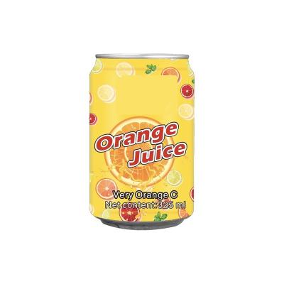 China Recyclable Healthy Soft Drink Canning Natural 0.35L Refreshing Taste Cold Drink Canning for sale