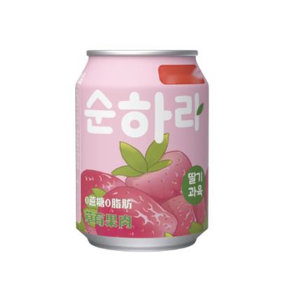 中国 238ml 0 砂糖 0 脂肪 ストロベリージュース パルプボトリングライン OEM ジュース飲料詰め 販売のため