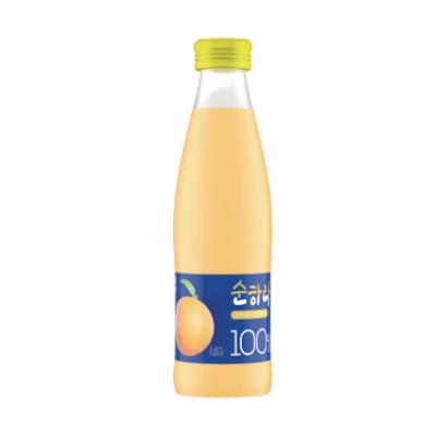 China 100% Orange Juice Plastic Bottle Filling 240ml 0 Sugar 0 Fat OEM Private Label for sale