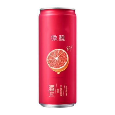 中国 250ml-500ml グレープフルーツ 味容量 缶詰 アルコール飲料 コクテイル OEM プライベート レーベル 飲み物 販売のため