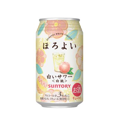 China 250 ml de sabor de pêssego branco Logotipo personalizado Bebidas alcoólicas em lata Cocktails OEM Marca particular à venda