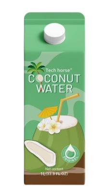 China Private Label Drink Coconut Water Tetra Pak Drink Filling 1000ml OEM en venta