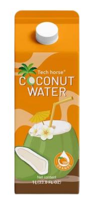 China Private Label Coconut Water Filling Tetra Pak Drink Filling 1000ml OEM 33.8FL OZ à venda