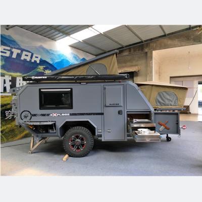 China 5900mm Aluminum Off Road Camper Trailer R16 1500kg Light Weight for sale