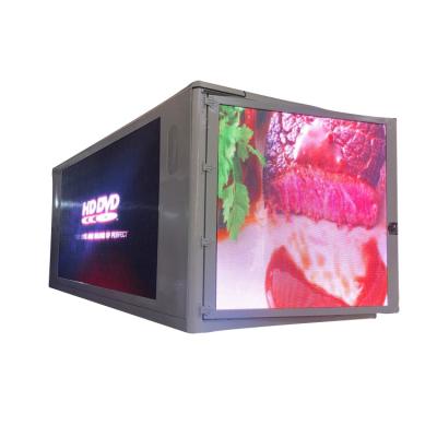 China ColorLight LED Billboard Truck 3840*1728mm Customized 18ft Truck Box Body for sale
