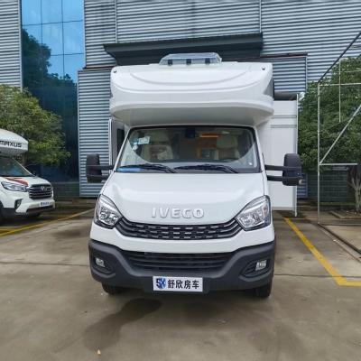 China IVECO 4x2 Family Travel Trailers Mobile Caravan Recreational Vehicle for sale