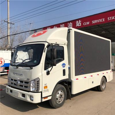 China P5 P6 P4 LED Screen Truck 3840*1728mm , Mobile LED Screen Trailer 102HP for sale