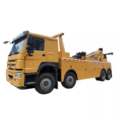 China 8*4 Heavy Duty Rotator Tow Truck , 30 Ton Rotator Wrecker Towing Truck for sale