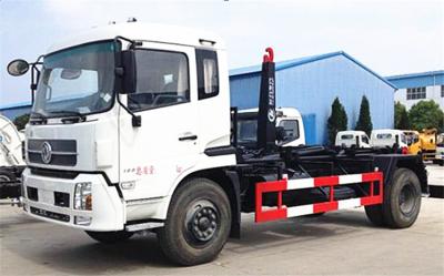 China Waste Management Compactor Garbage Truck Hook Lift 4X2 10cbm for sale