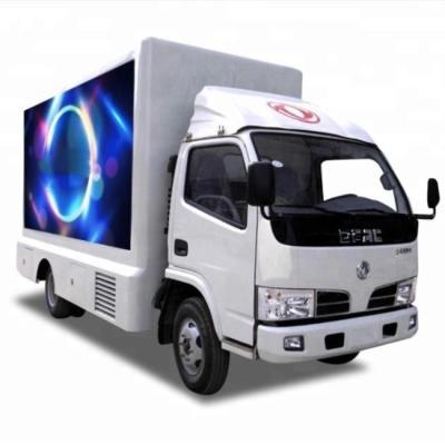 China Lhd Rhd Mobile Billboard Truck 3 Sides High Resolution P6 LED Display Screen Truck for sale