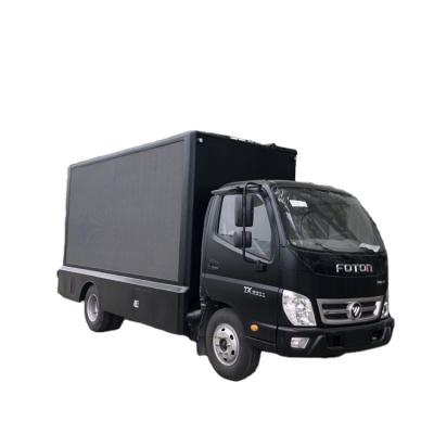 China Foton 4x2 Mobile Billboard Truck P5 LED Screen Mobile Van High Resolution for sale
