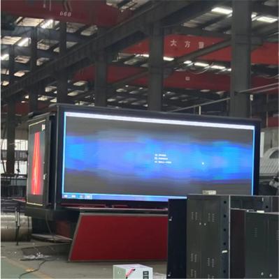 China 16ft 220V Mobile LED Display Truck 3 Sides P4 Digital LED Truck With Screen Lifting for sale